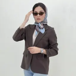 کت زنانه سیلک تک دکمه | آی بولک