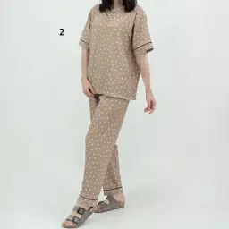 ست راحتی بلوز شلوار طرحدار | آی بولک