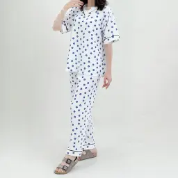 ست راحتی بلوز شلوار طرحدار | آی بولک