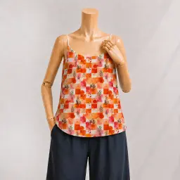تاپ زنانه نخی بند ماکارون | آی بولک