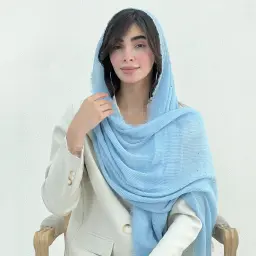 شال زنانه پلیسه دانه رنگی | آی بولک