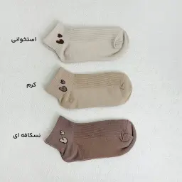 جوراب زنانه مچی کبریتی دو قلب | آی بولک