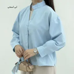 شومیز زنانه لینن یقه فرنچ | آی بولک