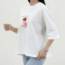 تیشرت زنانه باکسی رابیت | آی بولک