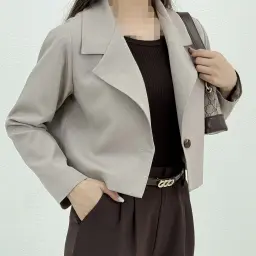 کت زنانه کراپ ترندی | آی بولک