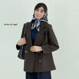 کت زنانه کلاسیک چهار دکمه کرپ | آی بولک