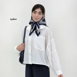 شومیز زنانه پری یقه مردانه| آی بولک