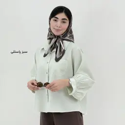 شومیز زنانه سیلک جلو جیب | آی بولک