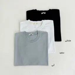 تیشرت مردانه یقه گرد طرح جناقی | آی بولک
