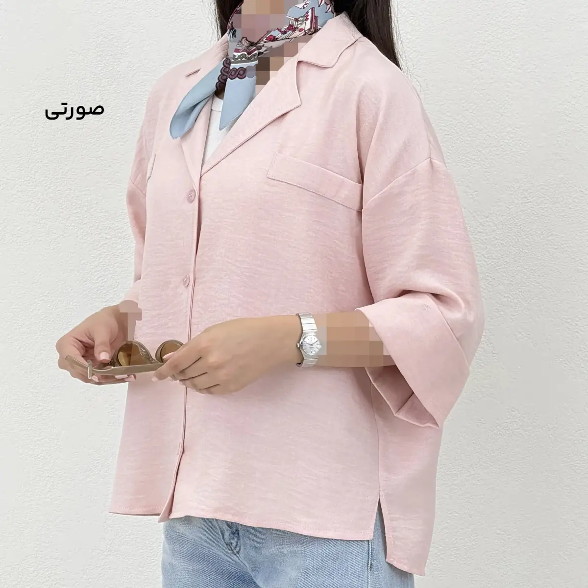 شومیز زنانه صوفیا آستین دوبل | آی بولک