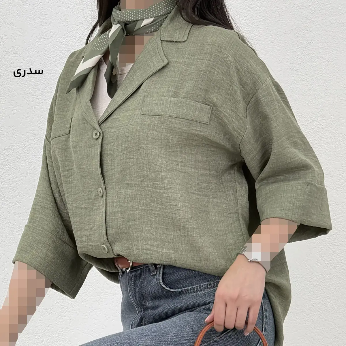 شومیز زنانه صوفیا آستین دوبل | آی بولک