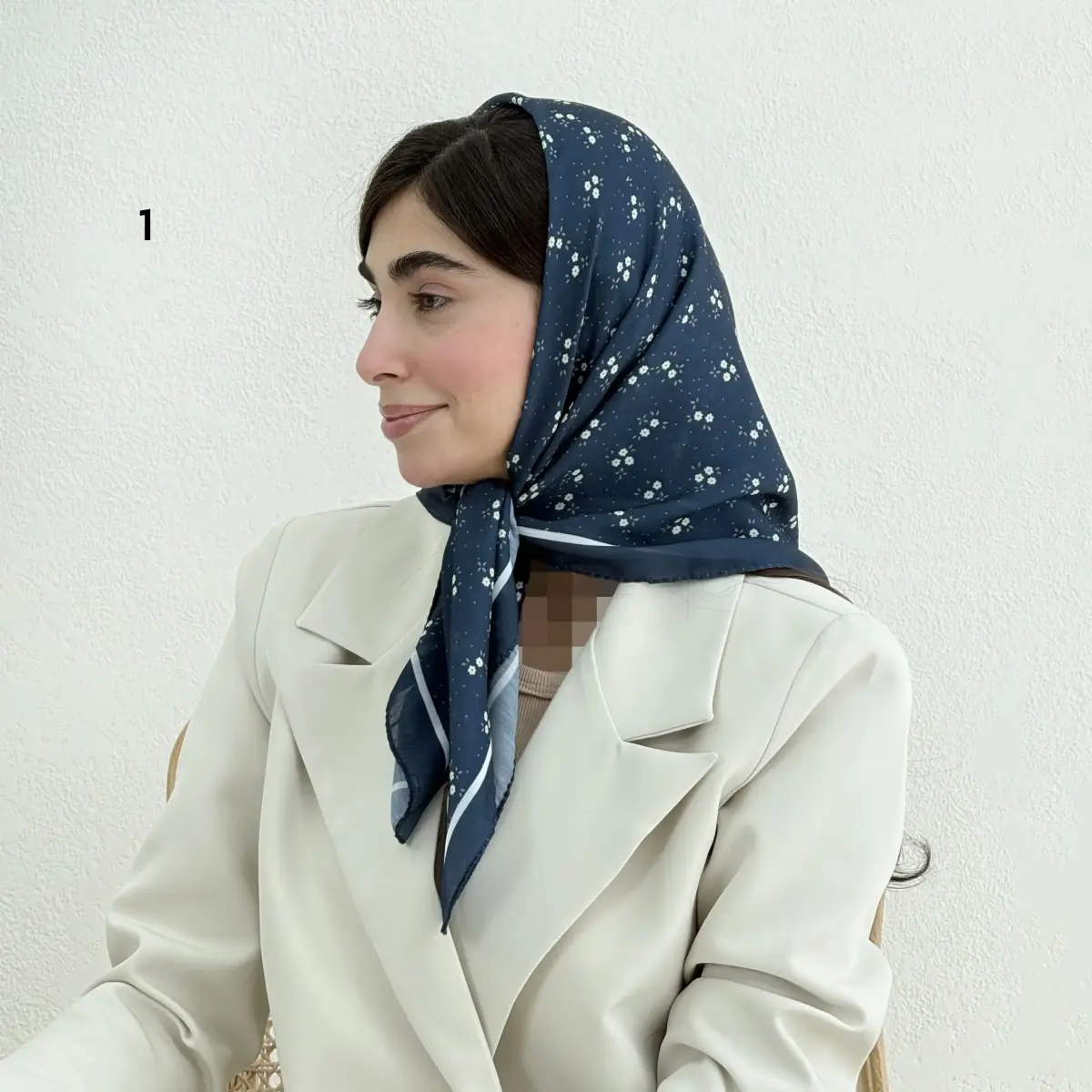 مینی اسکارف زنانه نخی میکس | آی بولک