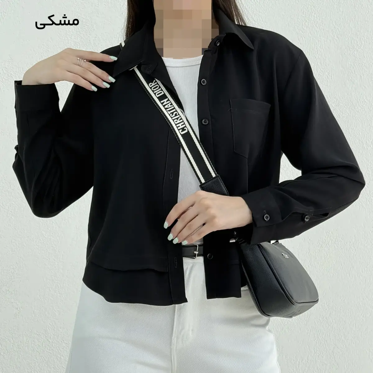 شومیز زنانه سیلک کوپرا پایین دوبل | آی بولک