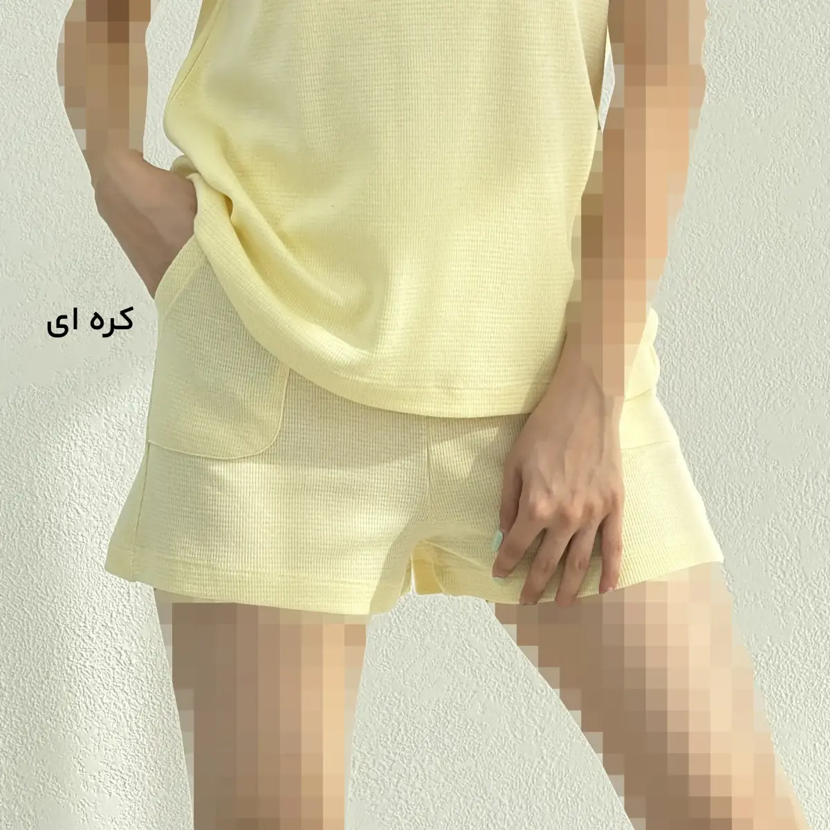 شورتک زنانه کمرکش بغل جیب | آی بولک