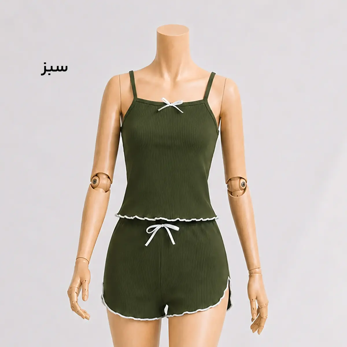 ست تاپ و شورتک زنانه کبریتی | آی بولک