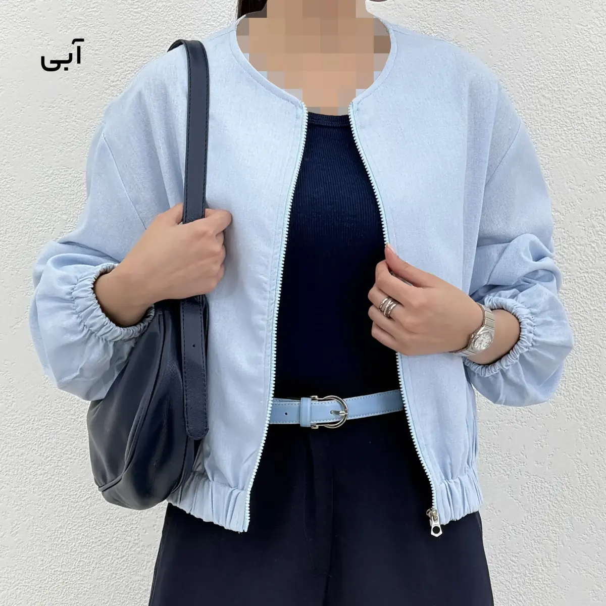 بامبر زنانه لینن جلو زیپ | آی بولک