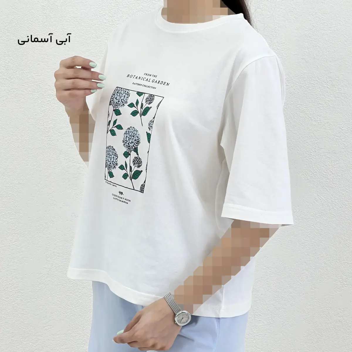 تیشرت زنانه طرح گل | آی بولک