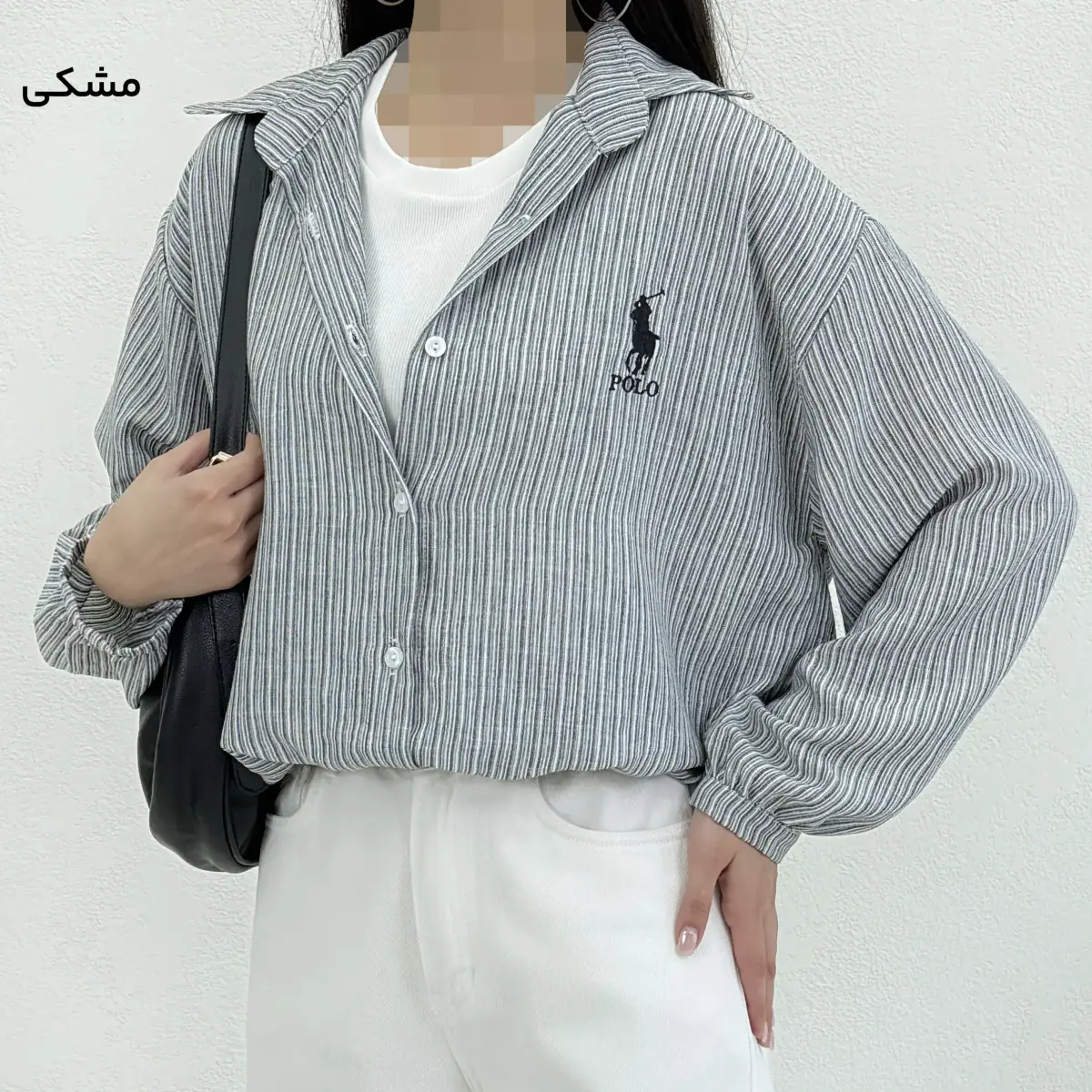 شومیز زنانه دو تیکه لینن polo | آی بولک