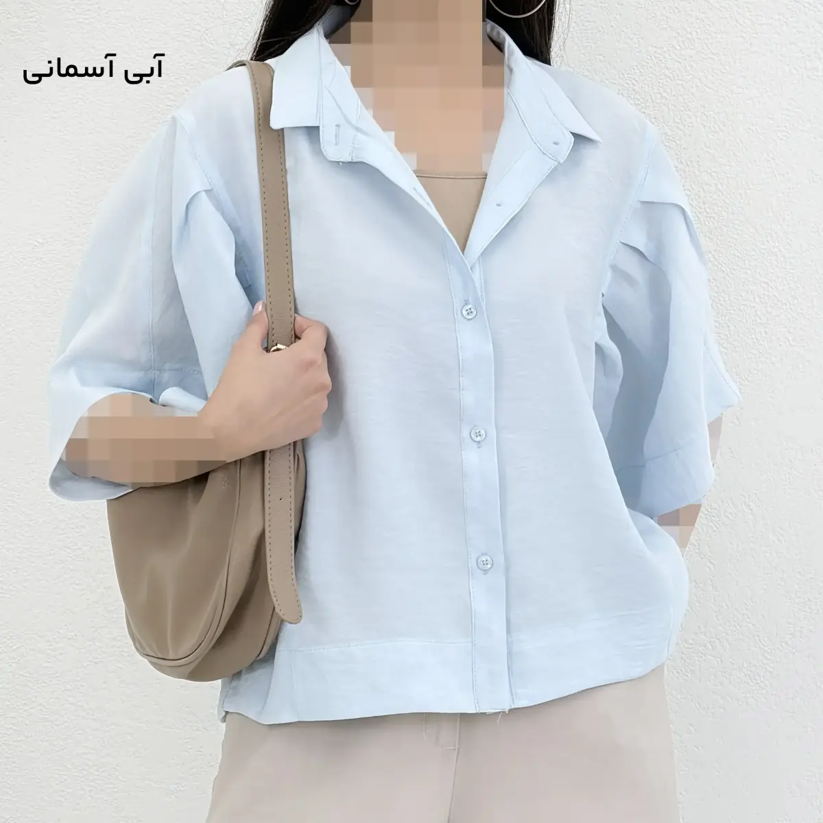 شومیز زنانه سیلک آستین چین | آی بولک