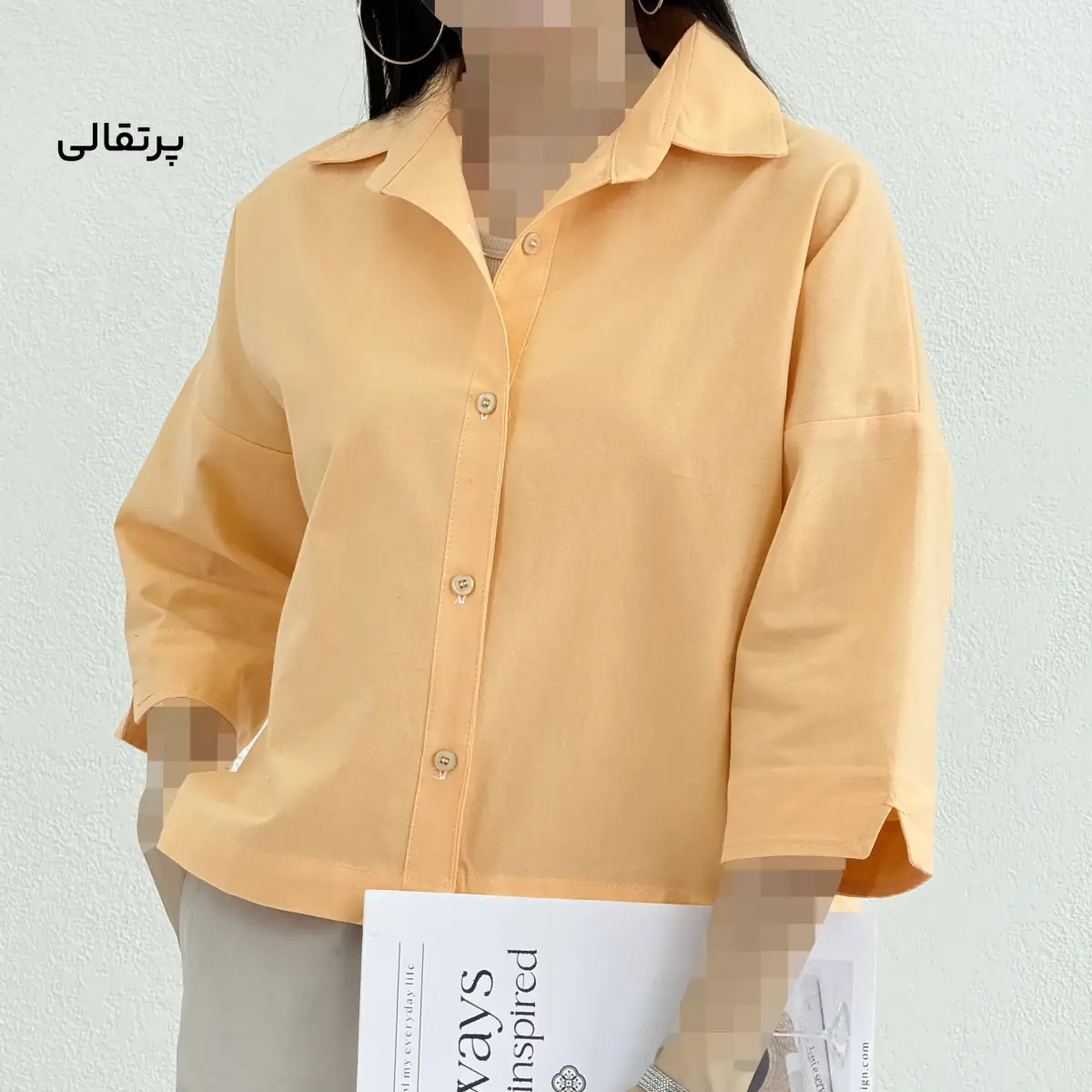 شومیز زنانه لینن بسیک | آی بولک