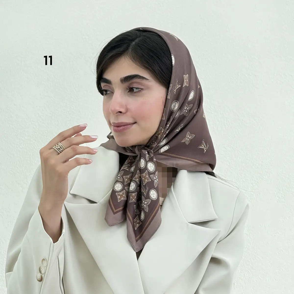 مینی اسکارف زنانه تویل LV | آی بولک