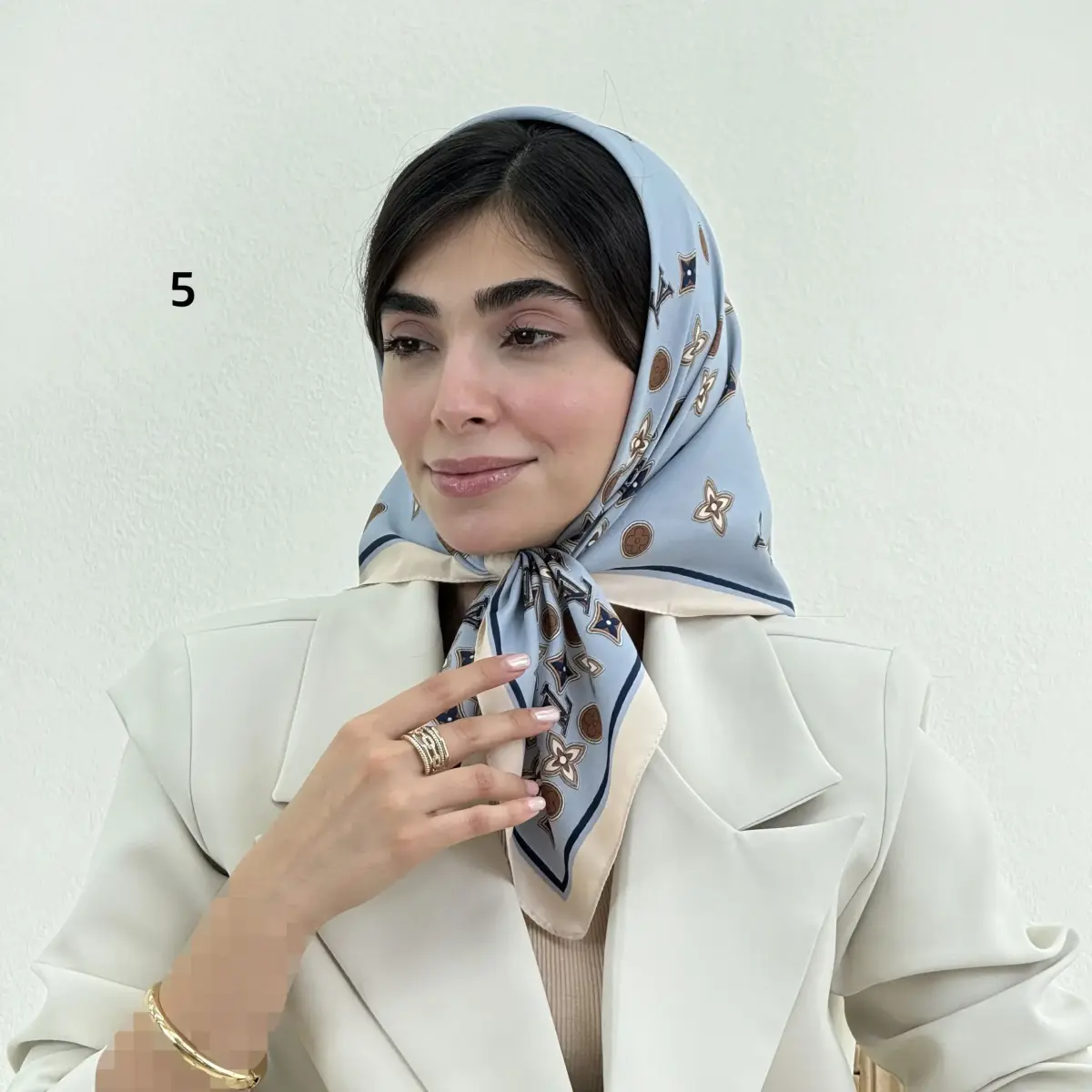 مینی اسکارف زنانه تویل LV | آی بولک