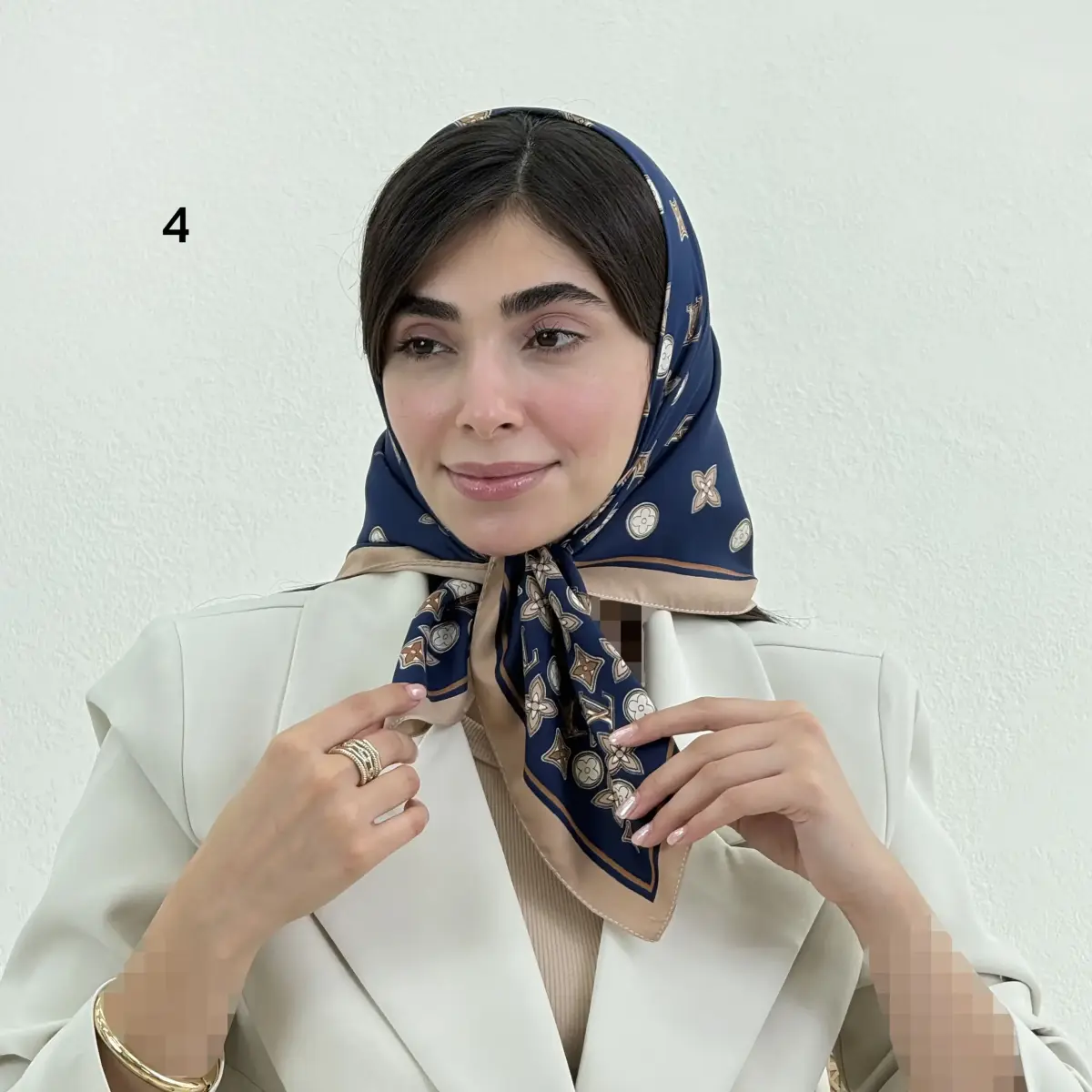 مینی اسکارف زنانه تویل LV | آی بولک