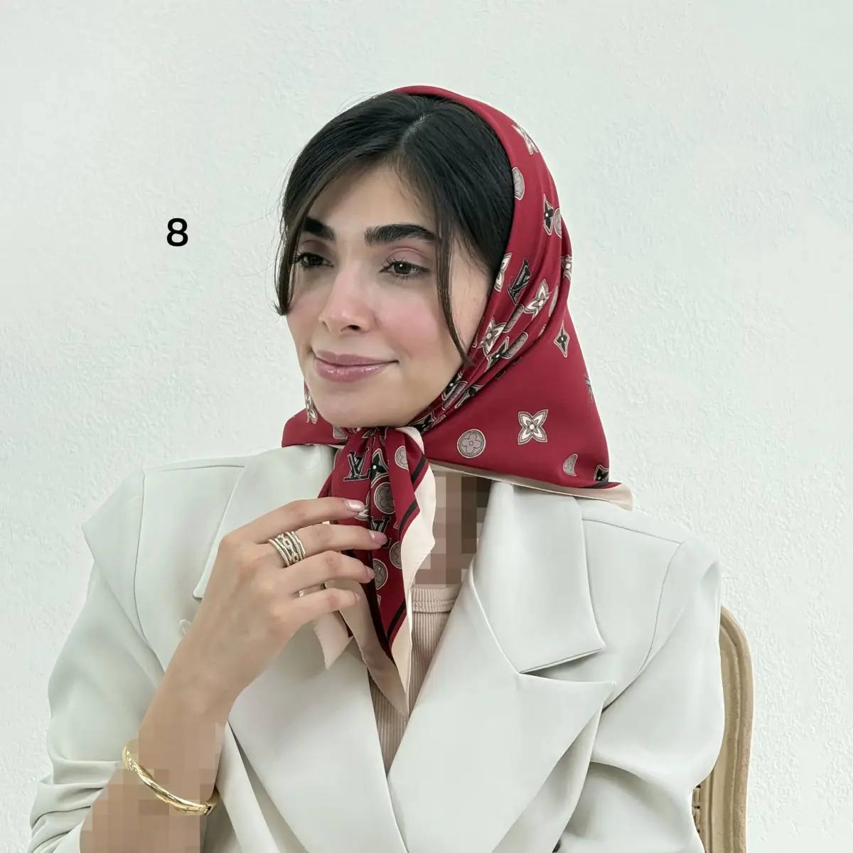مینی اسکارف زنانه تویل LV | آی بولک