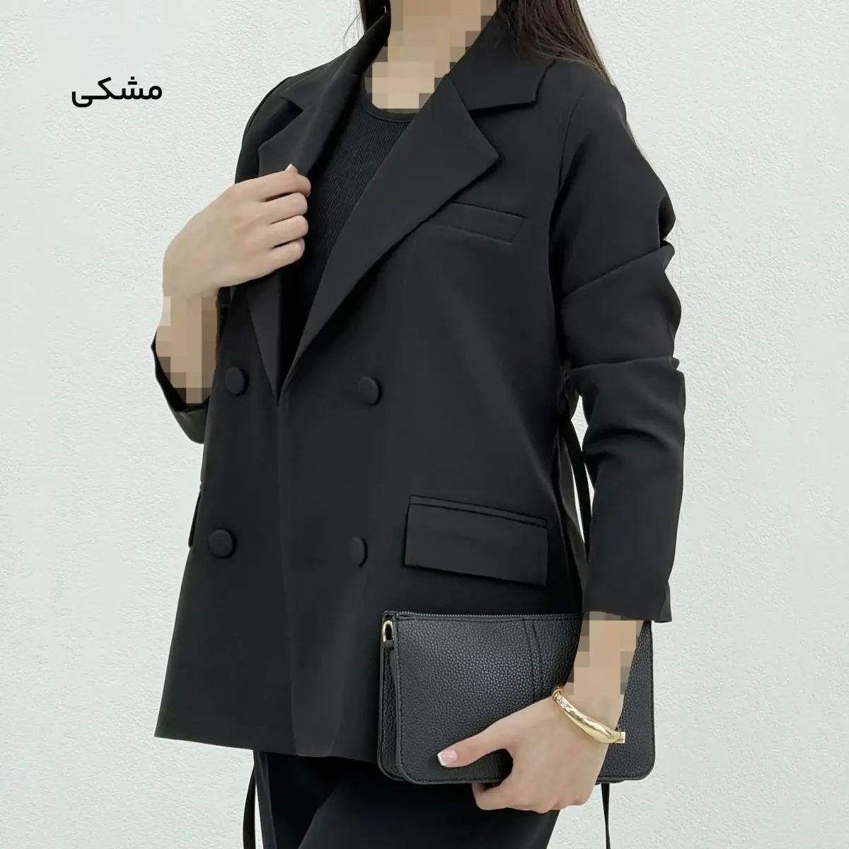 کت زنانه کرپ چهار دکمه | آی بولک