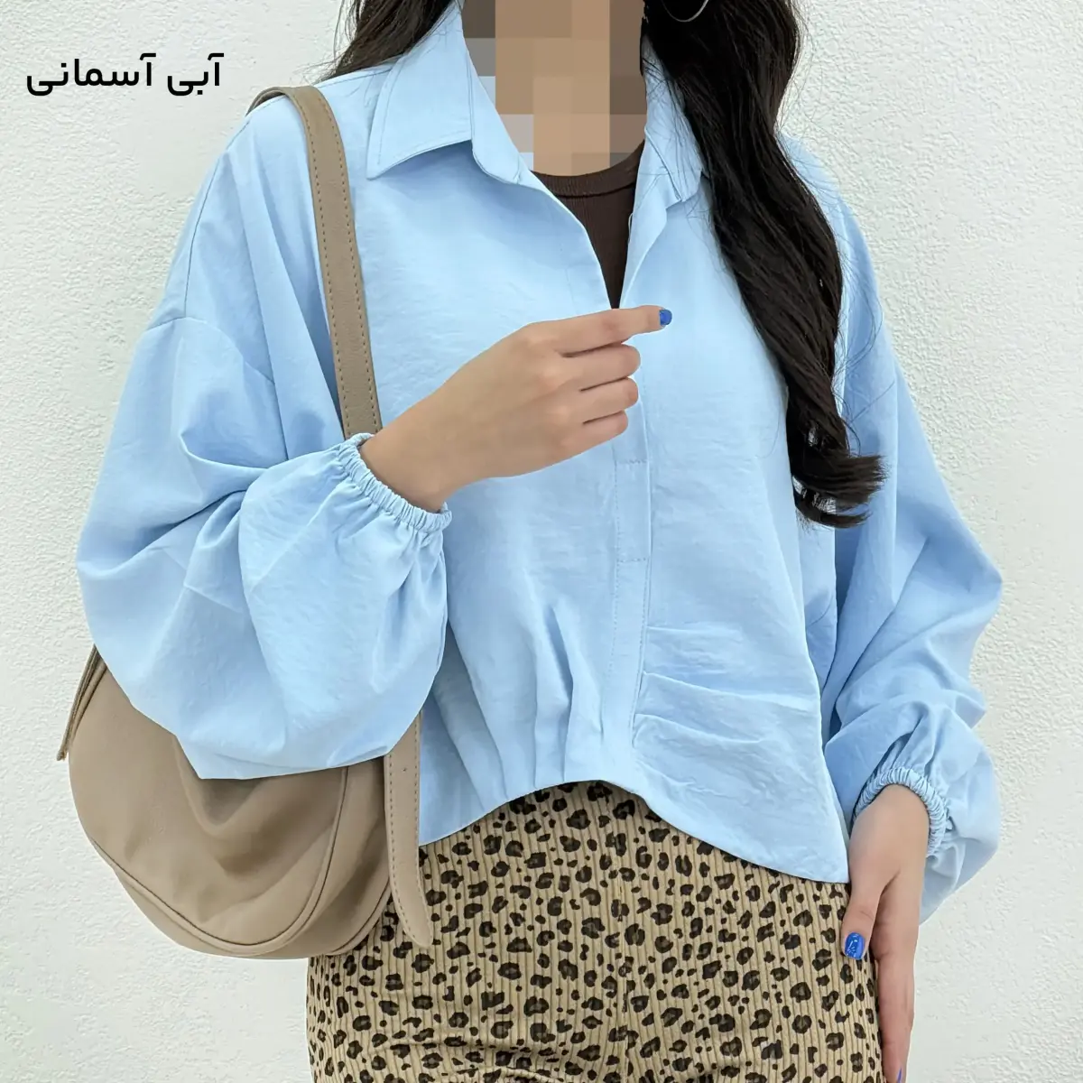 شومیز کراپ جلو بسته زنانه | آی بولک