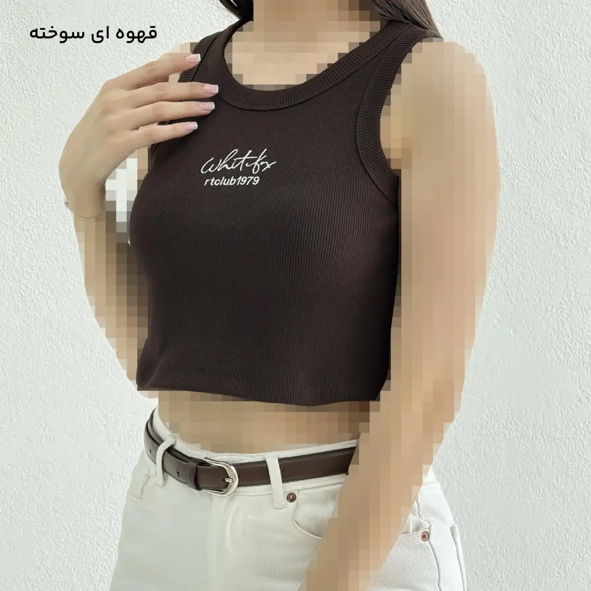 کراپ تاپ زنانه کبریتی مینیمال | آی بولک