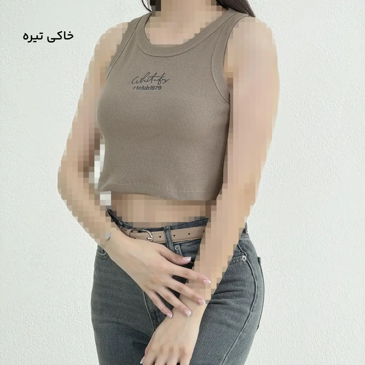 کراپ تاپ زنانه کبریتی مینیمال | آی بولک