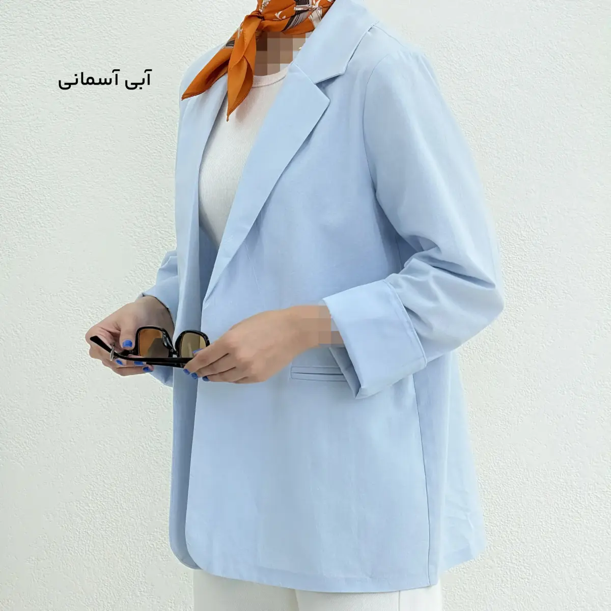 کت زنانه لینن پشت دکمه | آی بولک