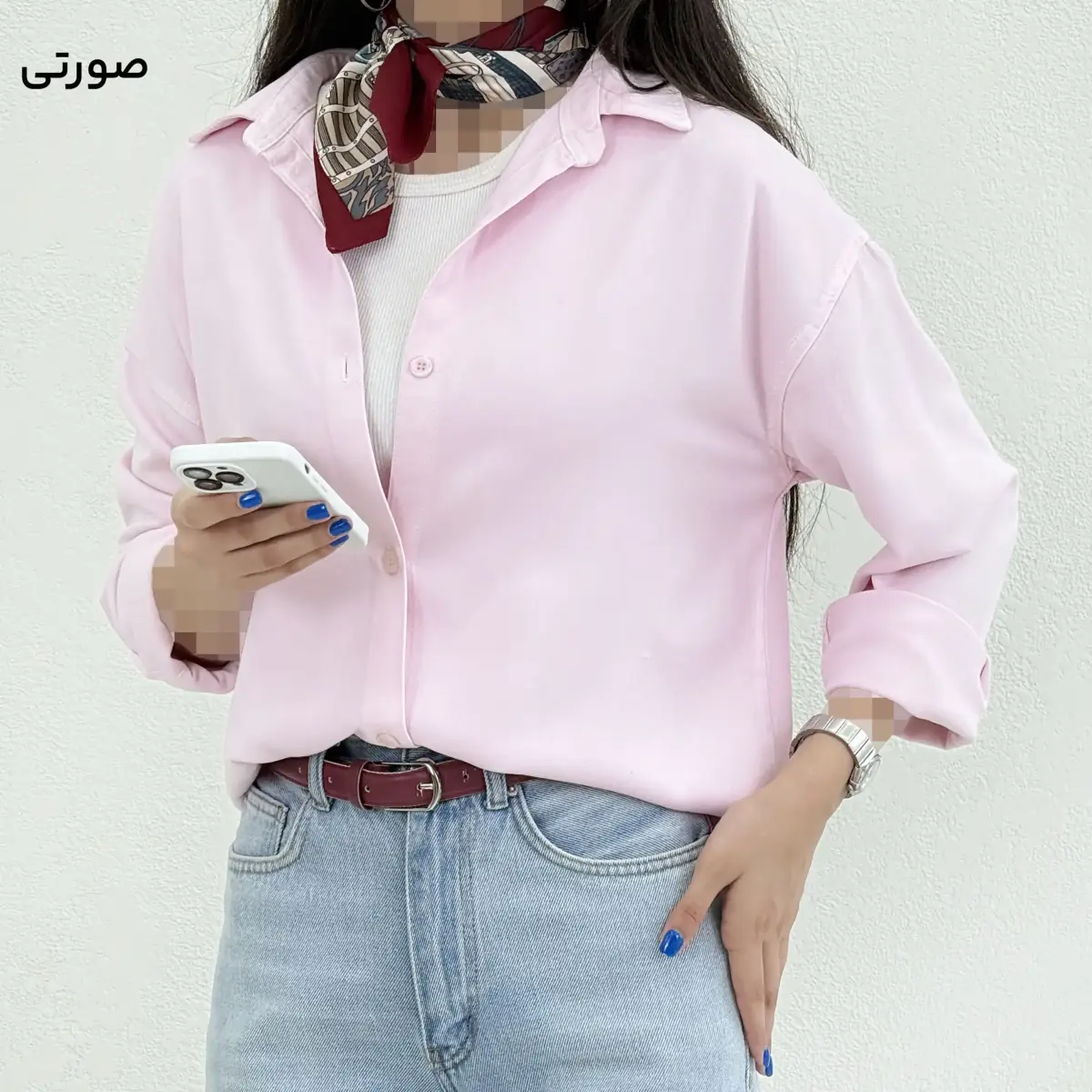 شومیز زنانه کتان سیلک | آی بولک