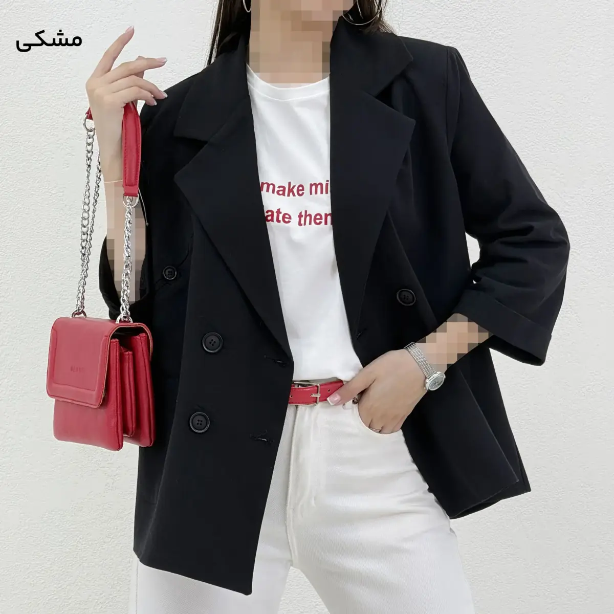 کت زنانه لینن یقه انگلیسی | آی بولک