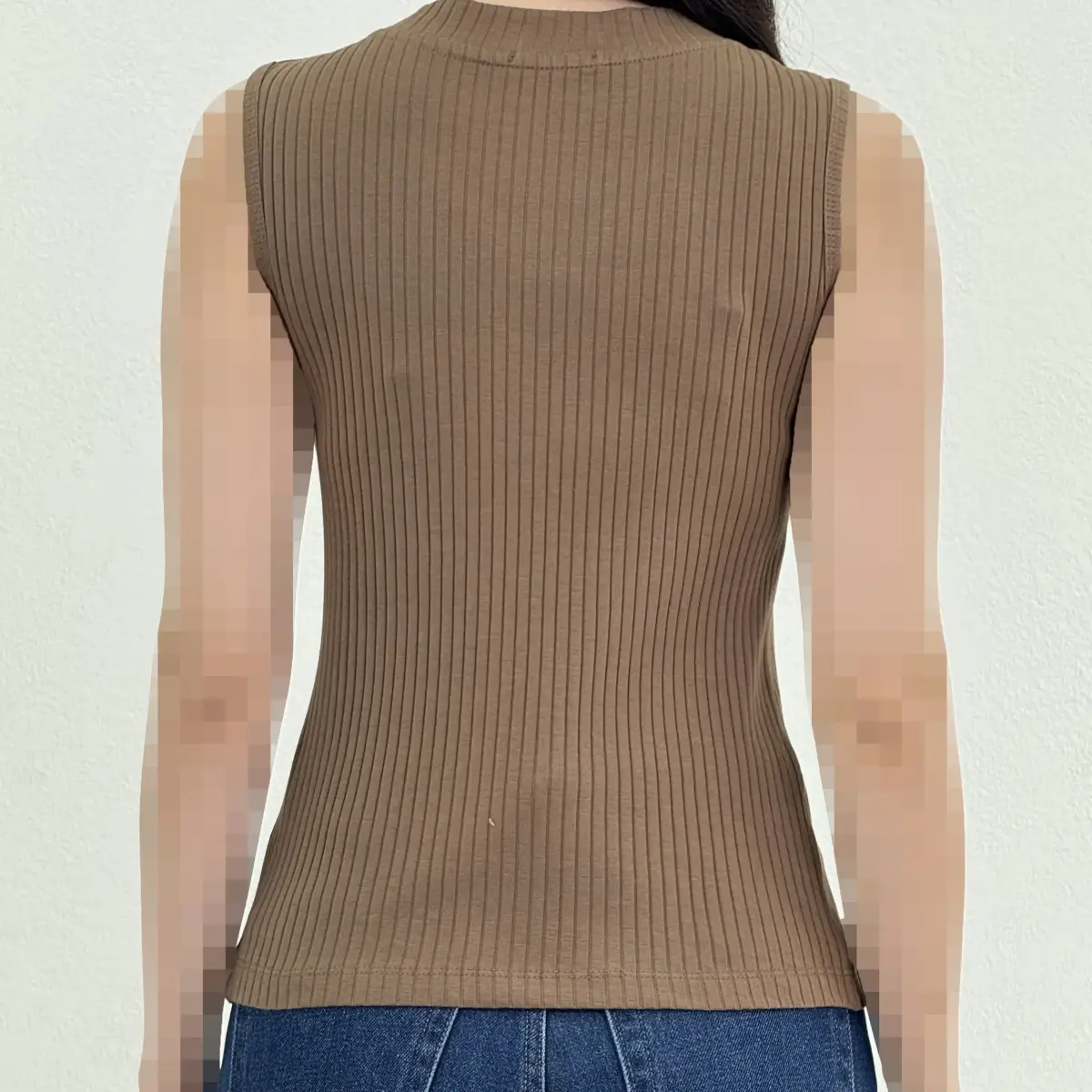 تاپ زنانه کرکره ای یقه هفت | آی بولک
