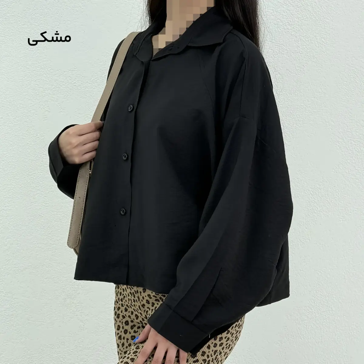 شومیز زنانه سیلک پری یقه مردانه | آی بولک