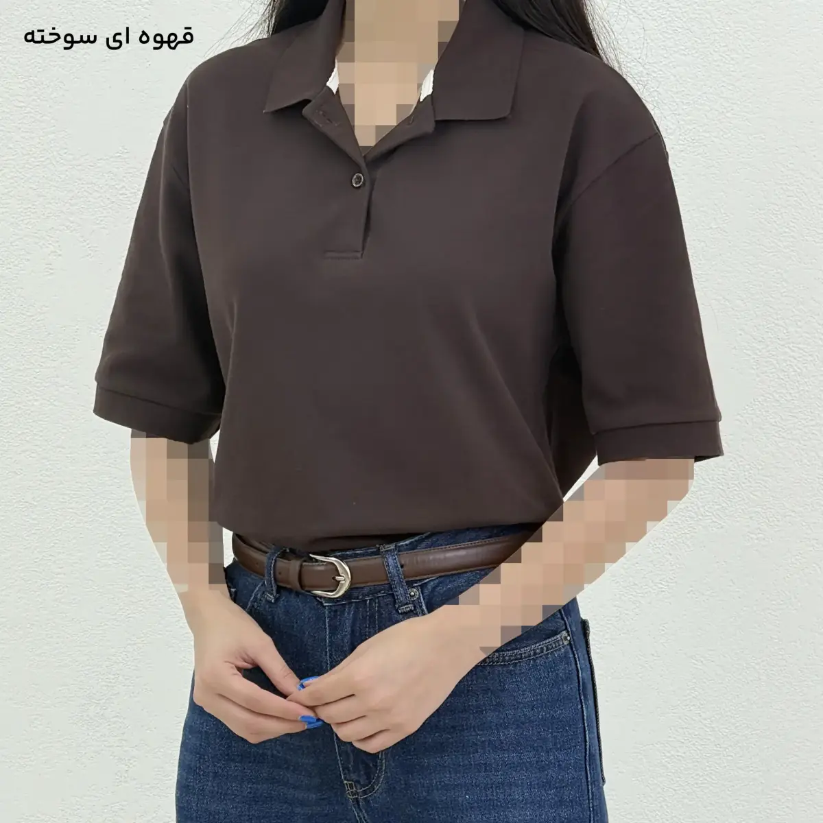 پولوشرت زنانه جلو دکمه جودون | آی بولک