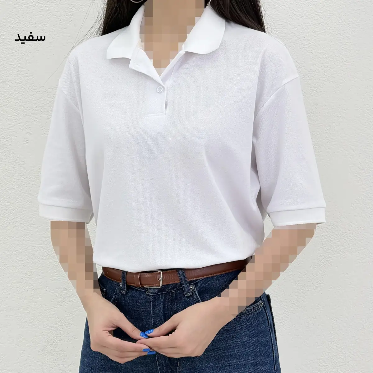 پولوشرت زنانه جلو دکمه جودون | آی بولک
