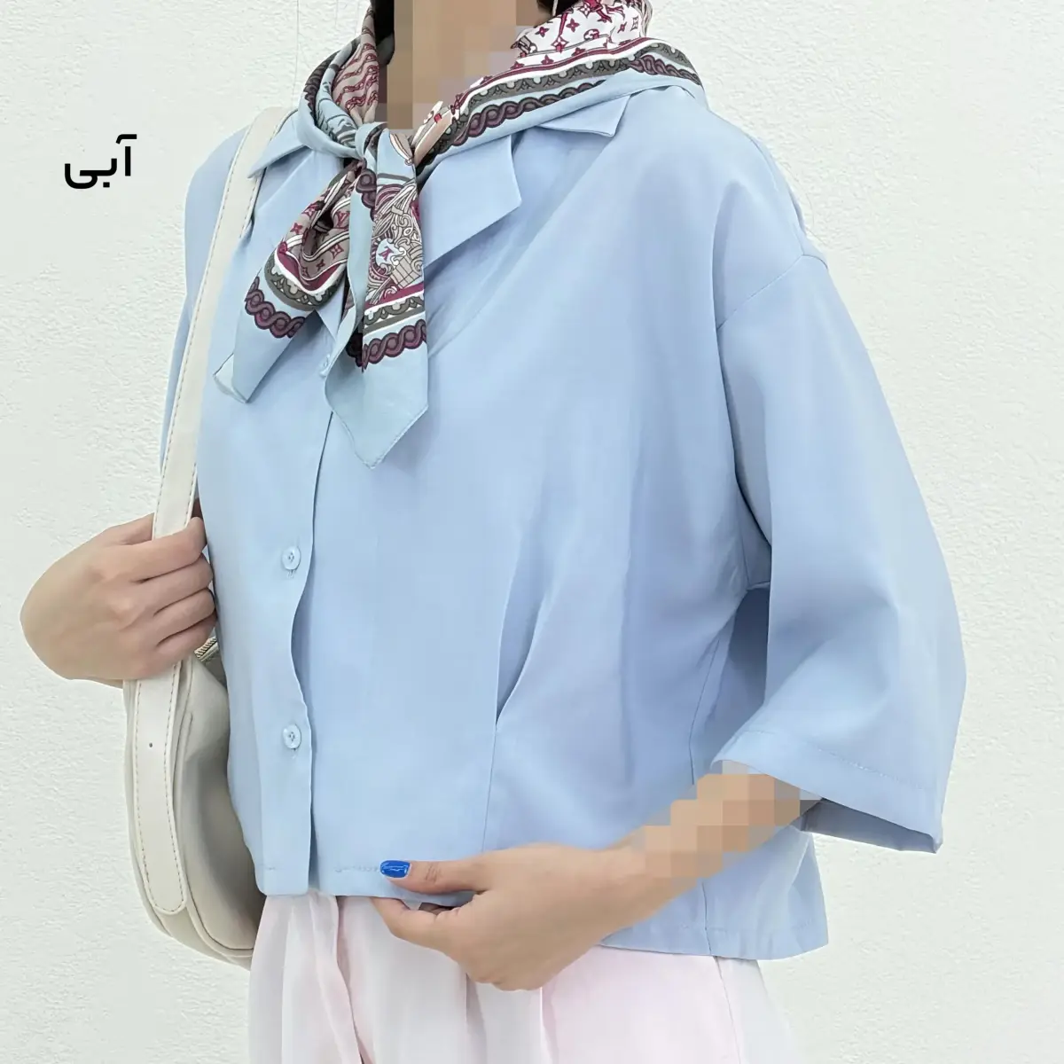 شومیز زنانه مودال یقه انگلیسی | آی بولک