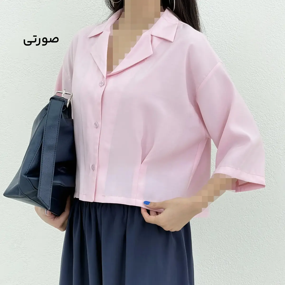 شومیز زنانه مودال یقه انگلیسی | آی بولک