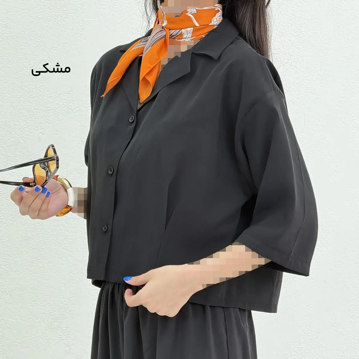 شومیز زنانه مودال یقه انگلیسی | آی بولک