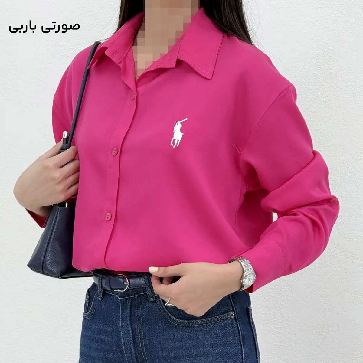شومیز زنانه سیلک لایوسل polo | آی بولک