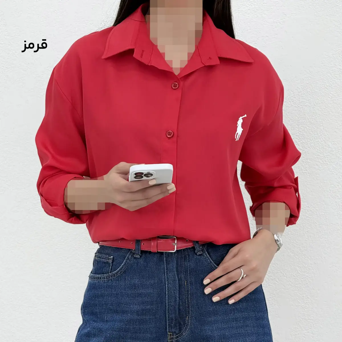 شومیز زنانه سیلک لایوسل polo | آی بولک