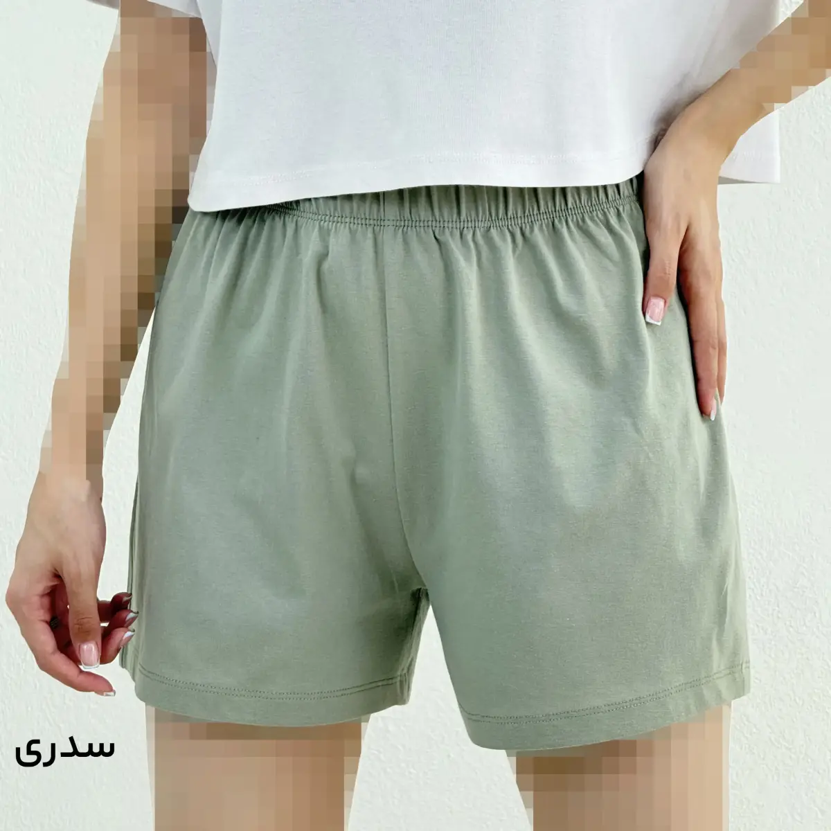 شورتک زنانه کمرکش بیسیک | آی بولک