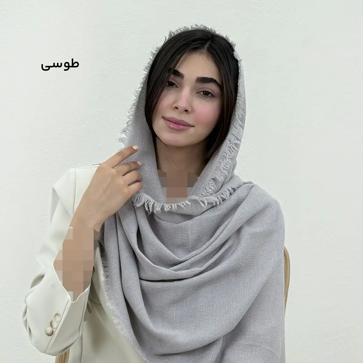 شال زنانه زارا دور ریش | آی بولک