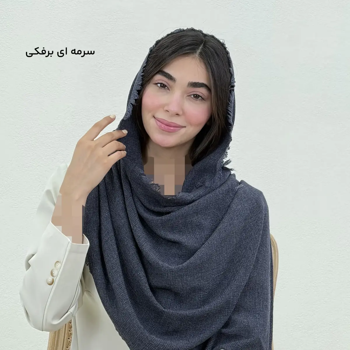 شال زنانه زارا دور ریش | آی بولک