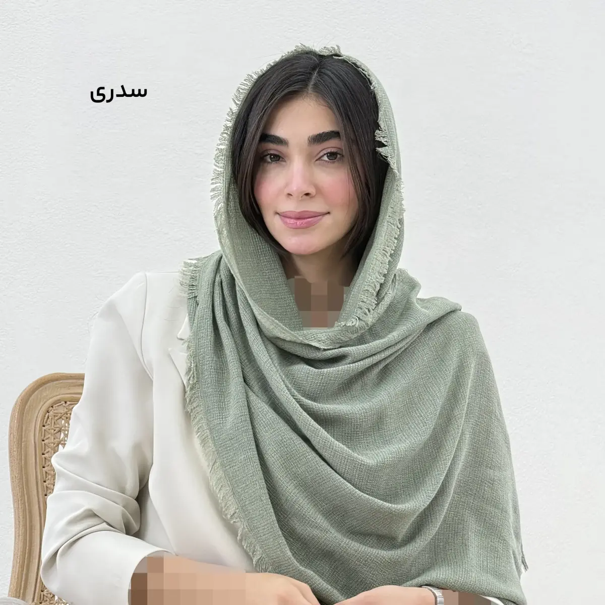شال زنانه زارا دور ریش | آی بولک