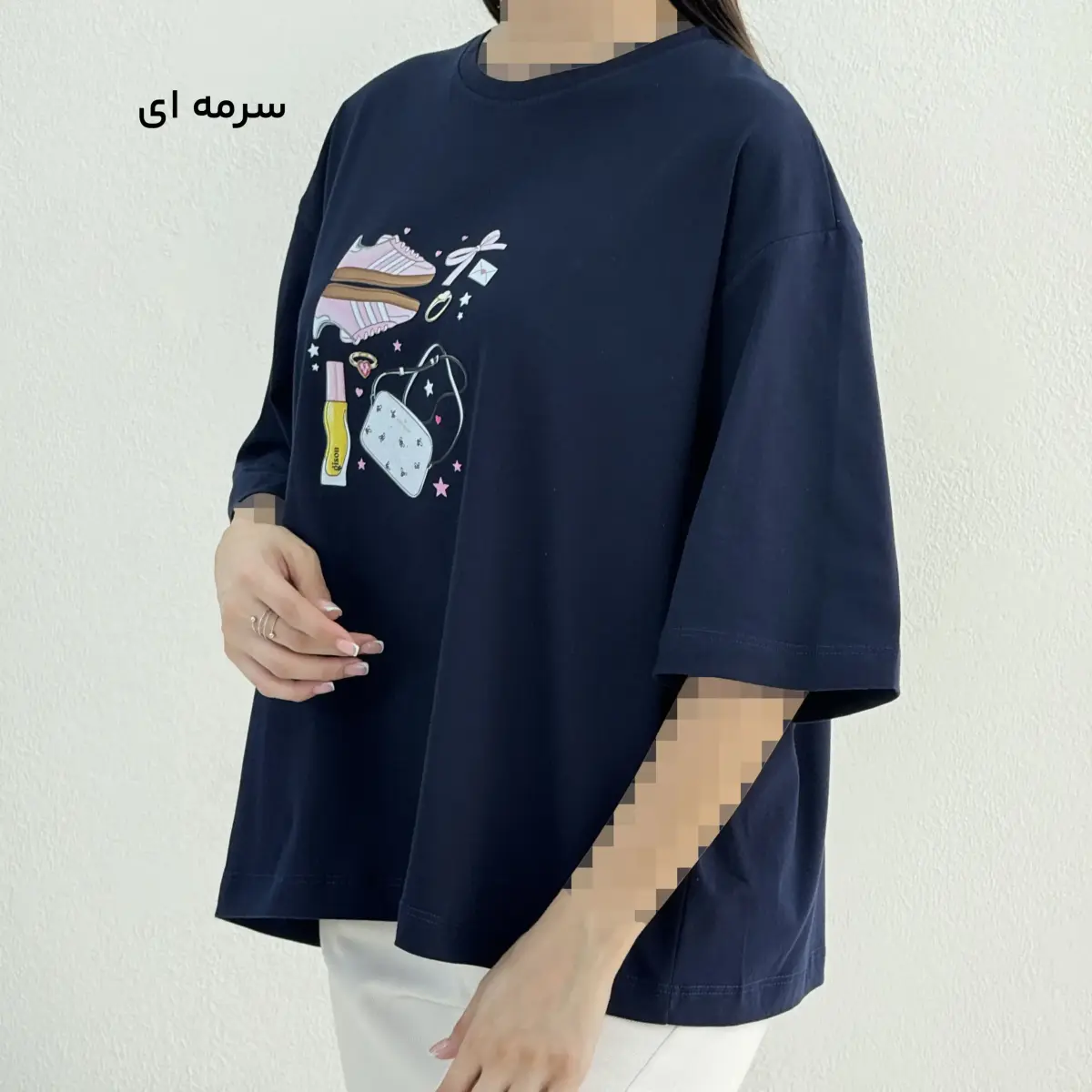 تیشرت زنانه باکسی پینترستی | آی بولک