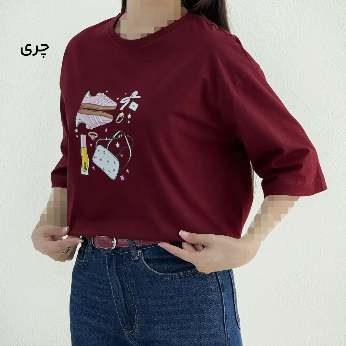 تیشرت زنانه باکسی پینترستی | آی بولک